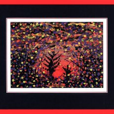 Magický podvečer, 30x40cm, 2024